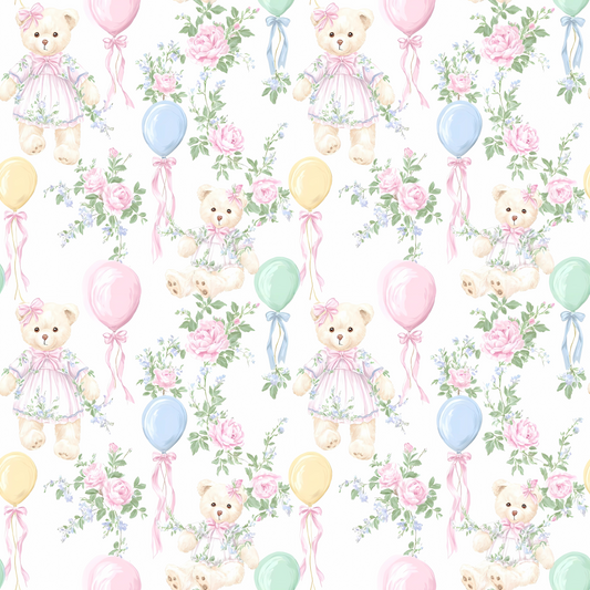 Vintage Bouquet Balloon Bears